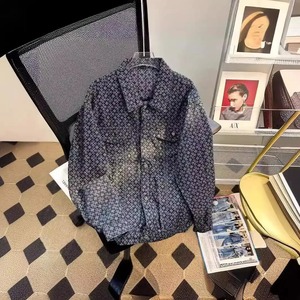 Nuevo estilo 2025 para chaqueta a cuadros para hombre, abrigo vaquero azul de primavera, longitud informal, Material Regular - Product Image 3