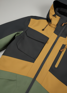 Stylish <b>Men's</b> Slim Outdoor <b>Jacket</b> with Stand Collar & Vintage Hood High-Performance for Hiking Camping & Travel in <b>Summer</b> - Product Image 2