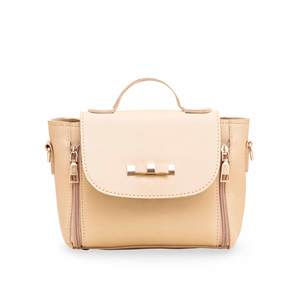 Vintage Faon Casual Sac à Bandoulière P56082 Étanche Antivol Fermeture Éclair Bouton Sangle Unique À La Mode Lettre PU Polyester Toile - Product Image 3