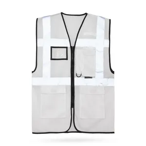 Gilet Esecutivo Larisa con Design a Rete, Adesivi Riflettenti Promozionali e Luci - Product Image 3