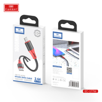 Earldom Cable USB de carga rápida Micro Tipo-C Cable de datos para Samsung Xiaomi Huawei Android Accesorios para teléfonos móviles Cables de cargador