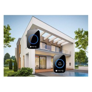 I-BELL-RING04 Kit de Timbre Inalámbrico Negro con Botón de Presión y Campana - Product Image 6