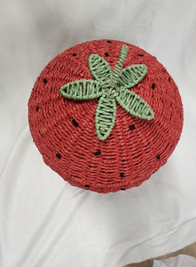 ตะกร้าหวายทรงกลมรูปสตรอเบอร์รี่ตะกร้ากระดาษของเล่นสำหรับเด็กทำจากเวียดนาม - Product Image 4