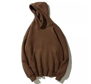 Sweat-shirt Homme Uni Hiver en Coton Biologique 100% avec Logo, Polaire Vierge Oversize Personnalisable Streetwear 340g – Vente en Gros - Product Image 5