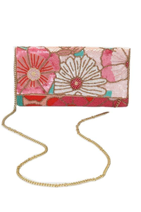 Sacs à main brodés à la main de perles de rocaille au design personnalisé de style classique avec impression numérique de motifs de couleurs mélangées pour la promotion - Product Image 6