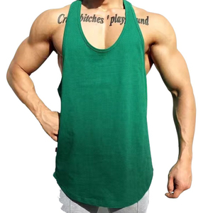 Breathable Gym Workout Sleeveless Shirt Men Bodybuilding Clothing Fitness Sportswear <b>Vests</b> New Workout Gym Guys Tank Tops - Product Image 4