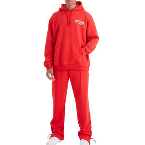 Conjunto Deportivo Informal para Hombre, Sudadera con Capucha y Pantalones Deportivos para Gimnasio, Otoño Invierno, Algodón, Chándal, Tallas Grandes - Product Image 1