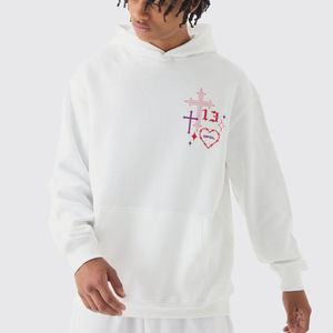 Survêtement Lavage à l'acide de haute qualité Nouveau design Polyester respirant Anti-boulochage Vêtements d'hiver Poids lourd Logo imprimé personnalisé - Product Image 3