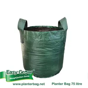 Bolsa de macetero con asas de plástico, protección UV, 11, 15, 18, 20, 25, 30, 35 y 45 litros, logotipo personalizado, color verde, negro y blanco, todas las tallas