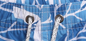 Vente en gros de maillots de bain d'été en toile vintage à séchage rapide 100% coton maillots de bain pour hommes Service OEM personnalisé décontracté motif solide - Product Image 4