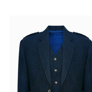 Material de calidad superior hecho para hombre Prince Charlie chaqueta y chaleco nuevos Hombres Calientes escocés personalizado Prince Charlie chaqueta - Product Image 4