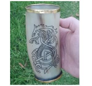 Jarra de Cuerno Vikinga de Primera Calidad con Diseño Exclusivo, Jarra de Cuerno Genuina con Metal, Accesorios para Bar, Jarra de Cerveza de Alta Venta - Product Image 6