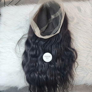 Perruque en cheveux humains vietnamiens de qualité 12A, densité 200%, HD pour lace frontal, couleur naturelle, longue et complète - Product Image 5