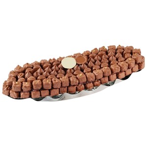 Bandeja de chocolate de lujo Bandeja de artículos de servidor de dulces Bandeja de metal hecha a mano Postres dulces Premium para bodas Fiestas y cualquier evento - Product Image 1