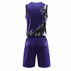 Uniforme de basket-ball personnalisé OEM tissu respirant nouveau style de taille plus prix de gros - Product Image 3