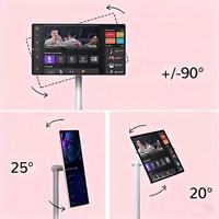 Téléviseur intelligent portable 24 pouces, écran 4K, rétroéclairage LED, tactile, Android, sans fil, ultra haute définition