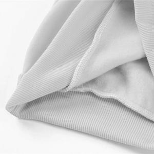 Sudadera de Forro Polar con Capucha y Cuello Alto Personalizada, Talla Grande, para Invierno |   Sudadera Lisa de Estilo Urbano |   Marca Privada OEM 100% Algodón Sólido - Product Image 2