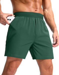 Wholesale Solid Eco-Friendly Breathable Gym <b>Shorts</b> for <b>Men</b> with Drawstring Closure and Moisture Wicking <b>Mesh</b> - Product Image 1