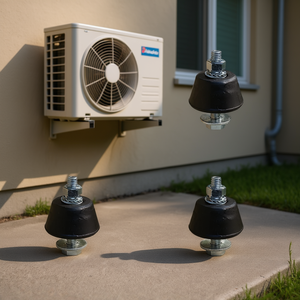 Supports en caoutchouc anti-vibrations, 4 pièces, accessoires pour unités de climatisation externes - Product Image 3