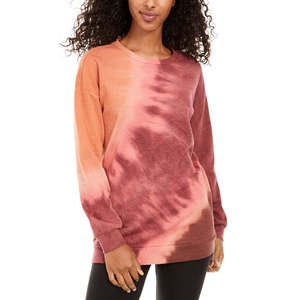 Felpa Sportiva Ultra Flirt da Donna con Stampa Tie-Dye, Rossa, Taglia Extra Small, in Tessuto Traspirante, Stile Crop Top con Cappuccio - Product Image 1