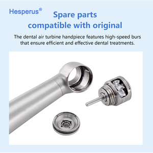 M900kl Tandheelkundige Optische Vezel Led 3x-power-turbine Hoge Snelheid Handstuk Quattro Waterspray Compatibel <span class=keywords><strong>Kavo</strong></span> 2 4 6 Gaten - Product Image 4