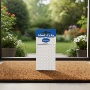 Tapis de protection transparents autocollants en plastique de 7,9 mm pour portes - Product Image 3