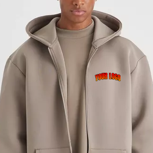 Ventes en gros de sweats à capuche de luxe de haute qualité, personnalisés, en coton mélangé de qualité supérieure, à épaules tombantes, pour hommes, automne, écologiques - Product Image 5