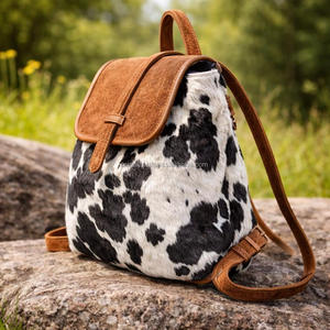 Mochila de Cuero Premium con Pelo, Bolso de Viaje para Portátil de Piel de Vacuno, Logotipo Personalizado, Proveedor Mayorista, Fabricante, Venta al por Mayor LHBP-0034 - Product Image 5