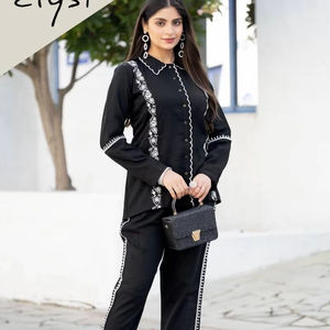 เซ็ตผ้าคอตตอนสุดพิเศษชุดแฟนซีชุดปาร์ตี้ลำลองสำหรับอินเดียและปากีสถาน - Product Image 1