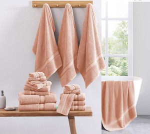 Luxe 6pc séchage rapide coton turc ensemble de serviettes de bain serviette à séchage rapide Durable écologique en gros serviette - Product Image 3