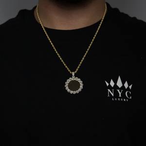 Pendentifs de lettre glacée naturelle VVS sur mesure 10K/14K or forme de jésus meilleurs prix pour pendentifs à breloque rappeur Hip Hop - Product Image 4