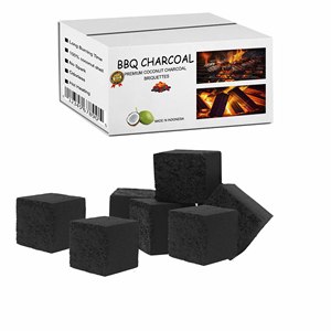 Briquetas de carbón negro con forma de cubo a la elección del comprador europeo, sin humo para eventos al aire libre, fiestas de barbacoa, Coco Natural - Product Image 4