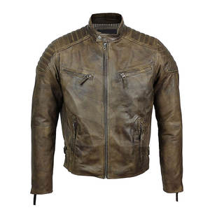 Offre Spéciale veste de course de moto rembourrée en cuir de haute qualité coupe-vent et compatible avec la saison d'hiver nom de l'équipe personnalisable - Product Image 1