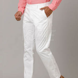 2025 dernier Style hommes tenue décontractée pantalon toile personnalisé haute qualité coton Polyester léger droit motif Street Wear - Product Image 2