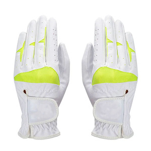 Gants de golf durables en peau de mouton véritable pour hommes avec logo personnalisé Matériau souple et respirant Cabretta pour le sport main gauche/droite Applicable - Product Image 5