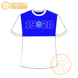 Venta al por mayor personalizada Zeta Phi Beta mujeres camiseta hermandad ropa algodón camisetas más finas mujeres fraternidad prendas - Product Image 4