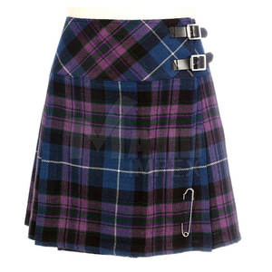 Kilt à tartan de haute qualité avec logo personnalisé à vendre kilt traditionnel à tartan des hautes terres - Product Image 1