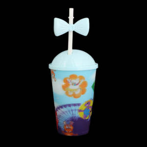 Vaso de Paja Elegante - Azul Cielo - Product Image 1