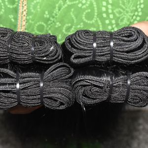 Usine directe en gros pas cher prix temple indien brut cheveux humains jour noir droit doux soyeux naturel fabricant à vendre - Product Image 6