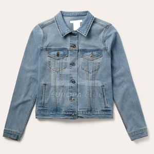 Chaqueta de Mezclilla para Hombre de Manga Larga, Nueva Llegada de Fábrica, Chaqueta de Mezclilla para Hombre Personalizada al por Mayor - Product Image 1