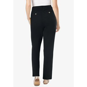 Service personnalisé OEM Pantalons et pantalons pour femmes Qualité supérieure Bon marché Couleur unie Confortable Pantalon chino élégant de BD - Product Image 5