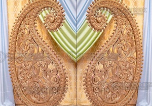 Pequeños Paisley Decorativos de Madera para Bodas - Product Image 3
