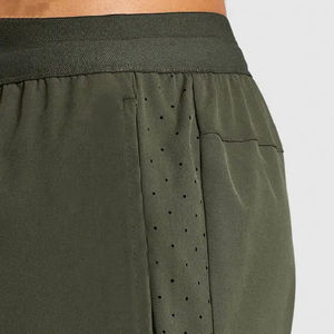 Pantalones cortos de entrenamiento de gimnasio para hombre, ropa deportiva de verano de secado rápido para deportes, correr, costuras laterales sólidas, pantalones cortos al por mayor - Product Image 6