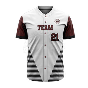 Conjuntos de Uniformes de Béisbol Transpirables Personalizados - Tallas Grandes Disponibles 100% Poliéster Ropa Deportiva que Absorbe la Humedad - Product Image 3