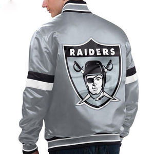 Veste en satin sportive de haute qualité pour hommes, couleur unie, imperméable, réversible, poche sur le devant, épaules tombantes, pour l'hiver, vente chaude - Product Image 2