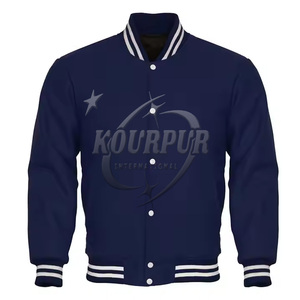 Vente en gros de veste universitaire en chenille brodée sur mesure pour hommes et femmes à col montant fabriquée à partir des meilleurs matériaux - Product Image 1