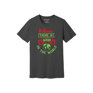 Camiseta de algodón 100% con temas de bondad, estampado de estilo informal, 12 opciones de color, 160-180, colocación de diseño personalizable GSM pesado - Product Image 2
