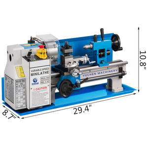 Nouveau produit <span class=keywords><strong>Tour</strong></span> à métaux de précision 550W 7x14 pouces Construction robuste en fer Mini <span class=keywords><strong>tour</strong></span> à métaux pour le travail des métaux - Product Image 5