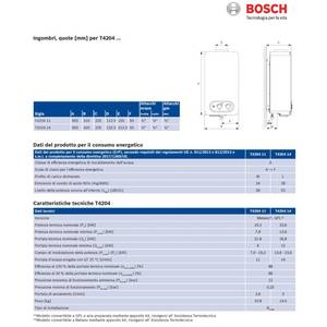 Chauffe-eau à gaz Bosch Therm T4204 14 litres à chambre ouverte, modèle méthane à faible teneur en NOx - Product Image 3