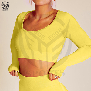 Ensemble de yoga Lulu pour femme 2026 : soutien-gorge à bretelles à maintien élevé et leggings longs évasés, couleur unie, pour le sport. - Product Image 5